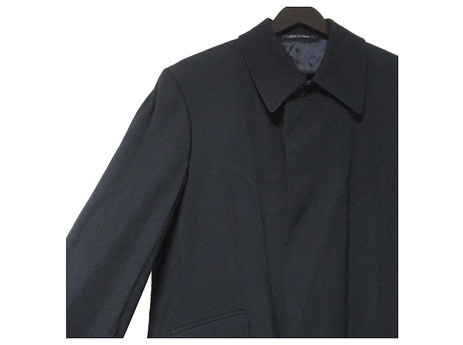 Abrigo de lana de botonadura sencilla Gucci Negro - vista 3