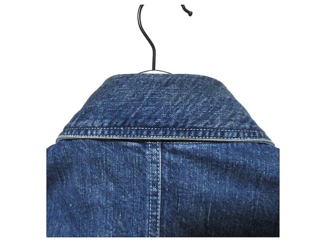 Abrigo acolchado de denim ISSEY MIYAKE DUETRIO Azul - vista 10