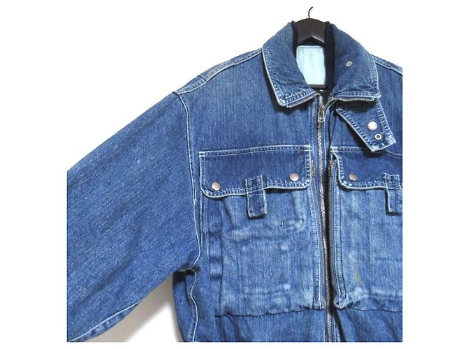 Abrigo acolchado de denim ISSEY MIYAKE DUETRIO Azul - vista 3