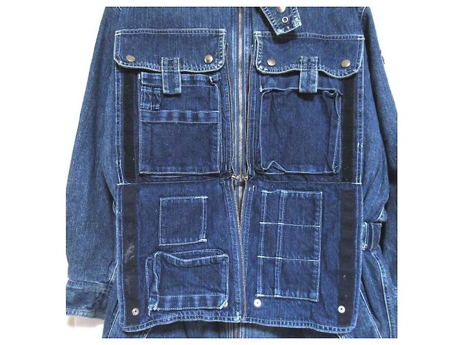 Abrigo acolchado de denim ISSEY MIYAKE DUETRIO Azul - vista 4