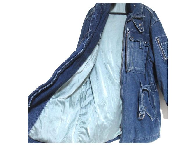 Abrigo acolchado de denim ISSEY MIYAKE DUETRIO Azul - vista 5