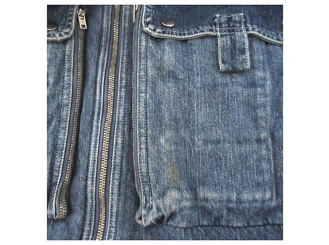Abrigo acolchado de denim ISSEY MIYAKE DUETRIO Azul - vista 7