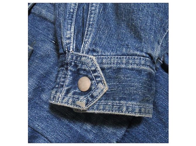 Abrigo acolchado de denim ISSEY MIYAKE DUETRIO Azul - vista 8