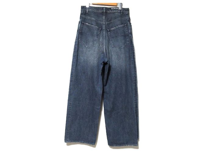 Balenciaga DOUBLE SIDE PANTS Pantalones vaqueros Azul - vista 2