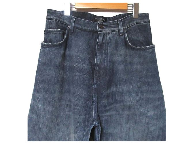 Balenciaga DOUBLE SIDE PANTS Pantalones vaqueros Azul - vista 3