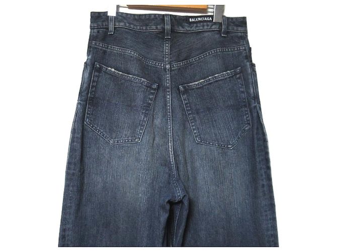 Balenciaga DOUBLE SIDE PANTS Pantalones vaqueros Azul - vista 4