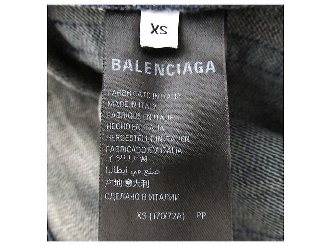 Balenciaga DOUBLE SIDE PANTS Pantalones vaqueros Azul - vista 7