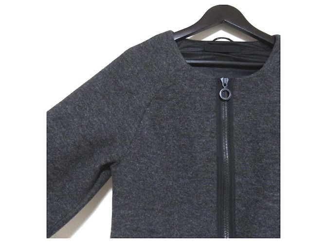 Autre Marque Chaqueta Goldbergh Bonded sin cuello Castaño Gris antracita - vista 3