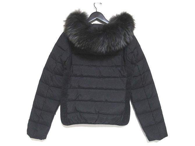 Autre Marque Chaqueta de plumón con capucha de piel SAGA FOX Goldbergh Negro - vista 2