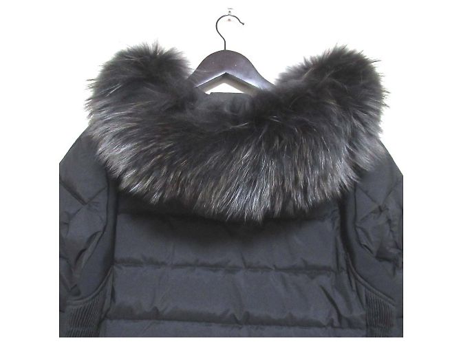 Autre Marque Chaqueta de plumón con capucha de piel SAGA FOX Goldbergh Negro - vista 5