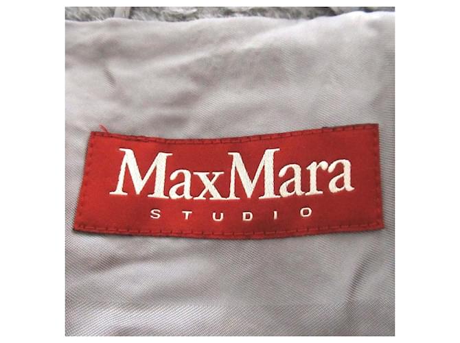 Abrigo de lana de alpaca Max Mara STUDIO Castaño - vista 8