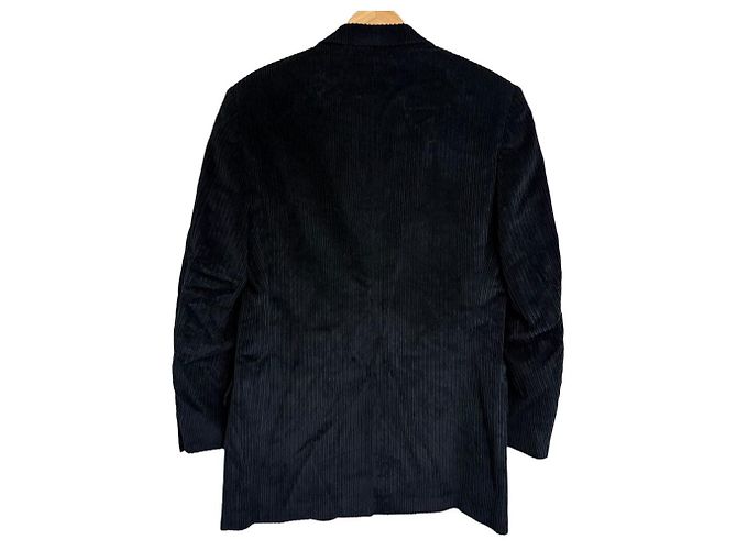 Chaqueta entallada de pana Valentino Negro - vista 2