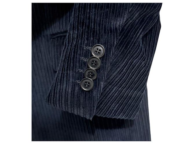 Chaqueta entallada de pana Valentino Negro - vista 4