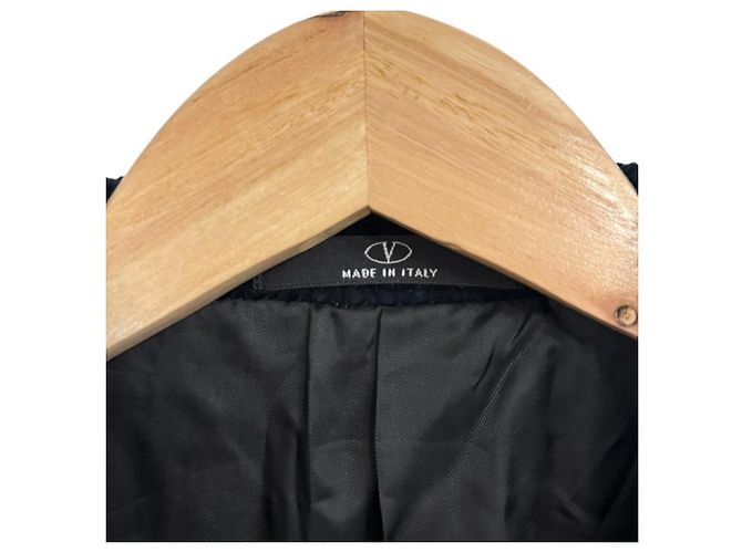 Chaqueta entallada de pana Valentino Negro - vista 5