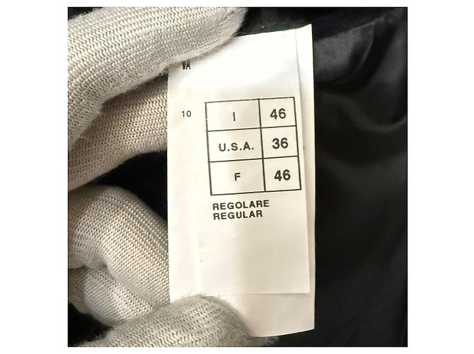 Chaqueta entallada de pana Valentino Negro - vista 7