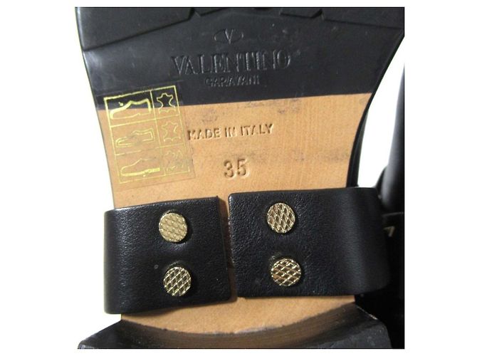 Rockstud Gesteppte Biker-Stiefel Valentino Garavani Schwarz - Ansicht 8