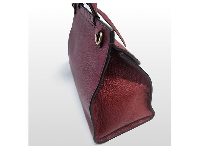 Gucci Piccola borsa a mano e a tracolla in pelle Red GG Marmont Rosso - vista 12