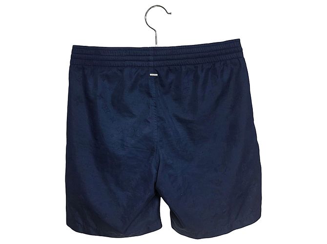 Louis Vuitton Pantaloncini da bagno Signature Monogram Blu - vista 2
