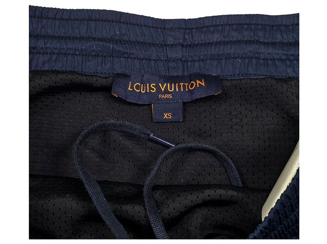 Louis Vuitton Pantaloncini da bagno Signature Monogram Blu - vista 4