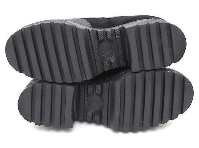 Louis Vuitton Botas Chelsea de ante con plataforma Negro - vista 5