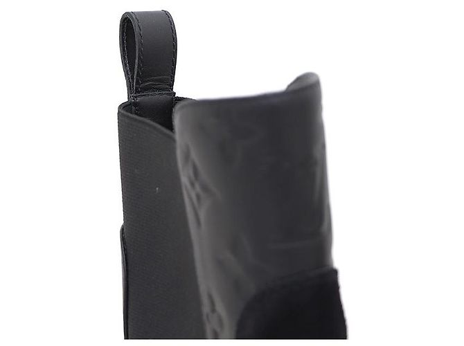 Louis Vuitton Botas Chelsea de ante con plataforma Negro - vista 7
