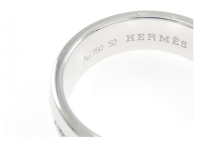 Hermès Hermes 18K Weißgold Diamantring - Ansicht 3