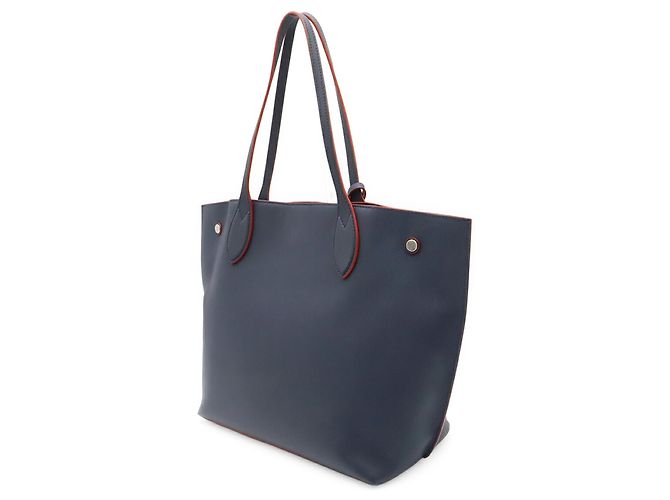Borsa Tote Louis Vuitton Lockme Go Rosso Blu navy - vista 3