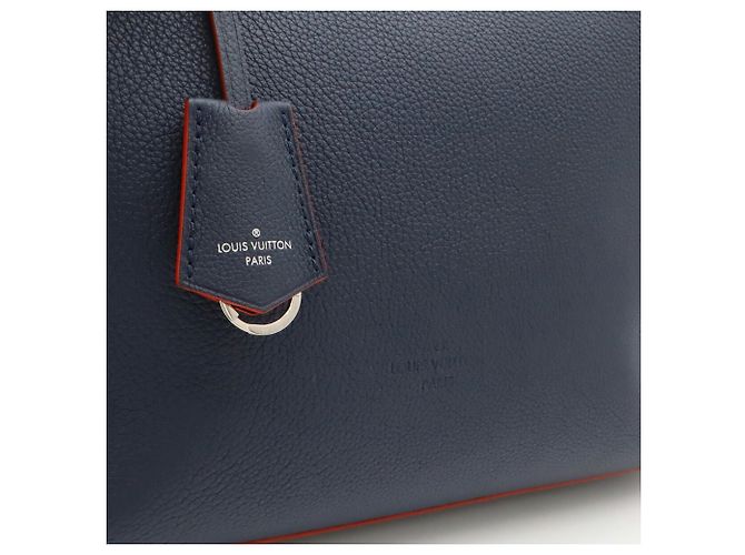 Borsa Tote Louis Vuitton Lockme Go Rosso Blu navy - vista 9