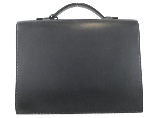 Hermès Hermes Sac à Dépêches Handbag Blau - Ansicht 2