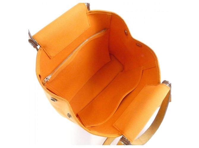 Hermès Hermes Cabas PM Handtasche Orange - Ansicht 9