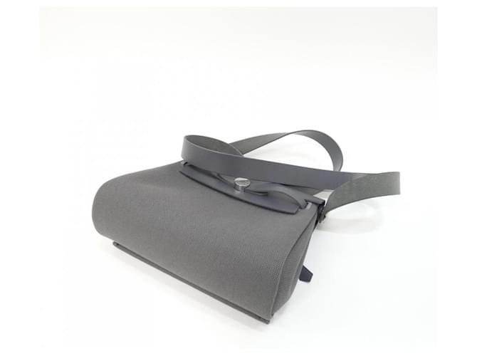 Hermès Borsa a tracolla Hermes Herbag Zip Grigio - vista 3