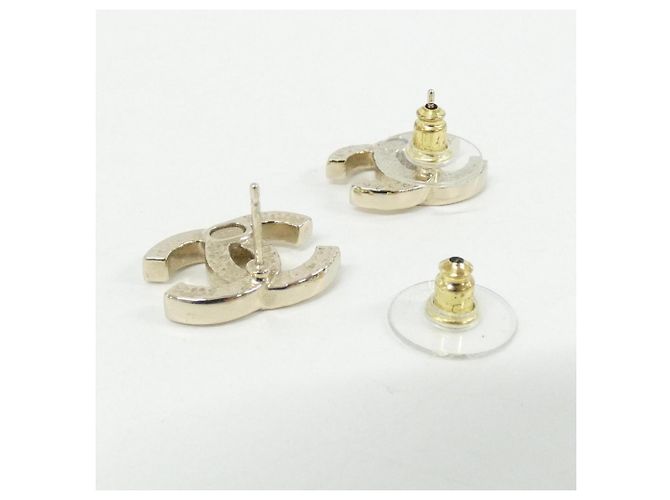 Chanel ABG904 Ohrstecker in Gold und Weiß Golden - Ansicht 3