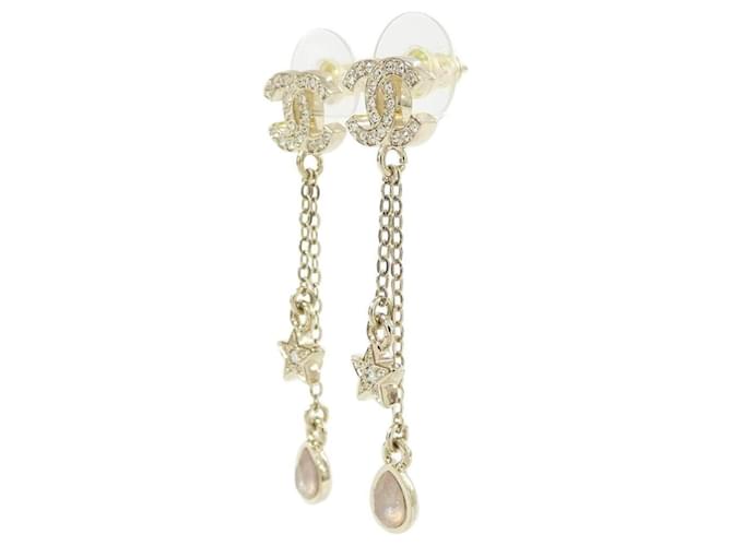 Orecchini a lobo Chanel ABG898 Oro e Rosa D'oro - vista 2
