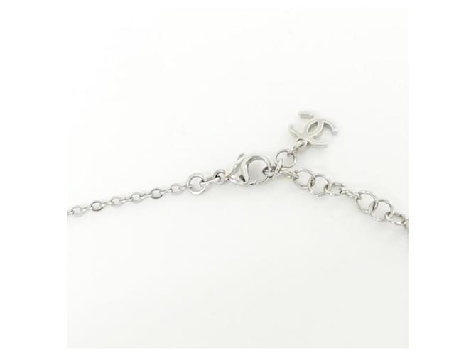 Collana Chanel ABG887 Nero Argento Bianco - vista 5