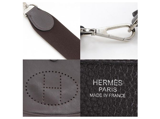 Hermès Borsa Hermes Evelyne Gen I Clemence GM Marrone - vista 5