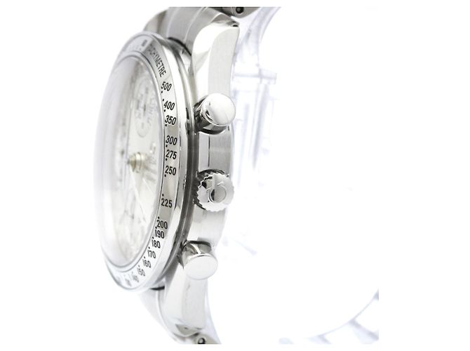 Orologio automatico in acciaio OMEGA Speedmaster Triple Date 3523.30 - vista 4