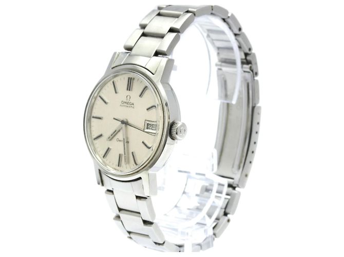 Relógio automático masculino OMEGA Geneve Cal 1481 em aço - vista 2