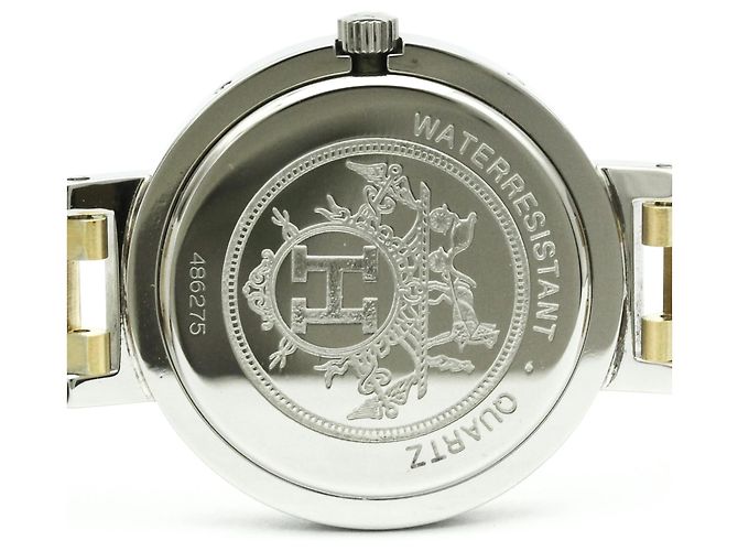 Reloj Hermès Clipper de acero inoxidable chapado en oro de cuarzo unisex - vista 7