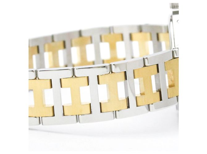 Reloj Hermès Clipper de acero inoxidable chapado en oro de cuarzo unisex - vista 8