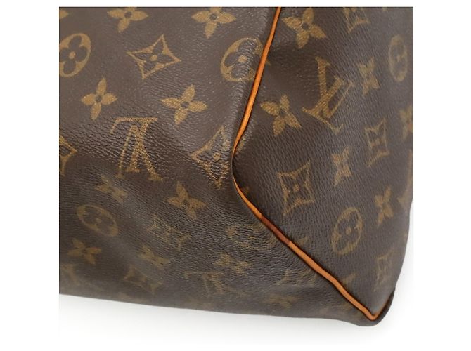 Borsa Louis Vuitton Monogram Speedy 25 Marrone Monogramma - vista 4