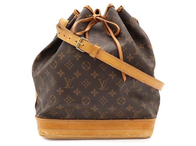 Borsa a Spalla Louis Vuitton Monogram Noe Marrone Monogramma - vista 2