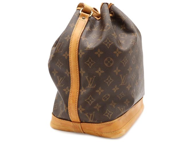 Borsa a Spalla Louis Vuitton Monogram Noe Marrone Monogramma - vista 7
