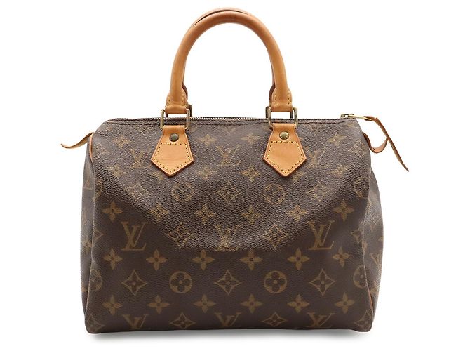 Borsa Louis Vuitton Monogram Speedy 25 Marrone Monogramma - vista 2