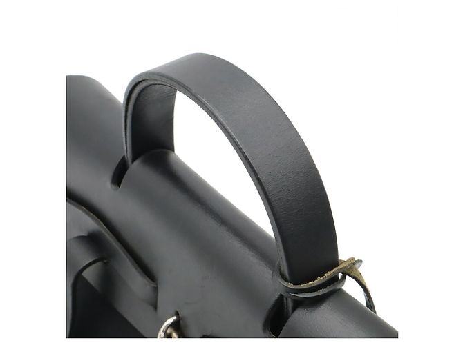 Zaino Borsa Hermès Herbag Ad PM Nero - vista 5