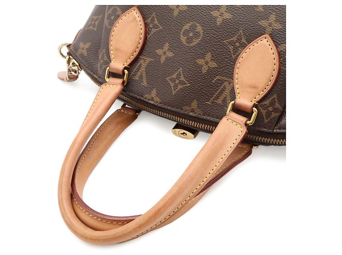 Borsa Louis Vuitton Monogram Rivoli PM Marrone Monogramma - vista 5