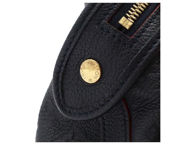Borsa Tote Louis Vuitton Monogram Empreinte Boetie Rosso Blu navy - vista 5