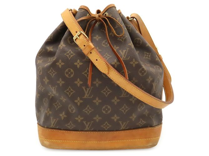Borsa a Spalla Louis Vuitton Monogram Noe Marrone Monogramma - vista 2