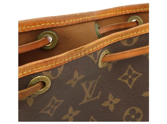 Borsa a Spalla Louis Vuitton Monogram Noe Marrone Monogramma - vista 9