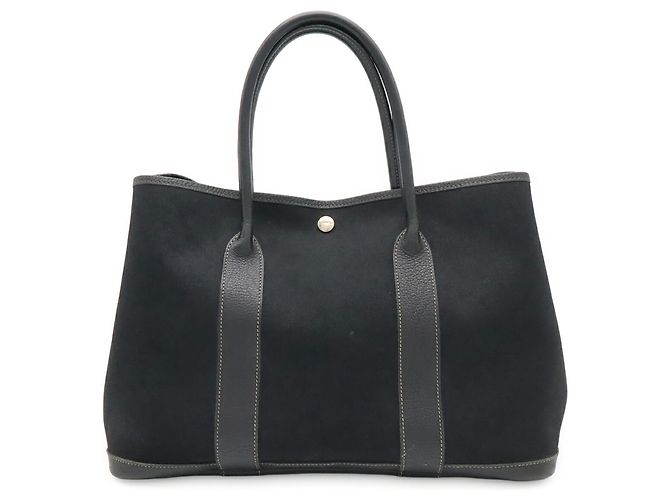 Hermès Borsa Tote HERMES Garden PM in nero - vista 2