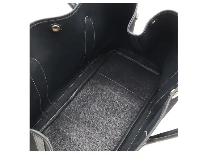 Hermès Borsa Tote HERMES Garden PM in nero - vista 6